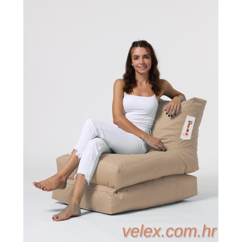 Vreća za sjedenje, Siesta Sofa Bed Pouf - Mink