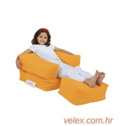 Vreća za sjedenje, Kids Single Seat Pouffe - Orange