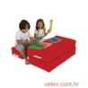 Vreća za sjedenje, Kids Double Seat Pouf - Red