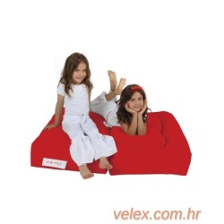 Vreća za sjedenje, Kids Double Seat Pouf - Red