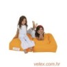 Vreća za sjedenje, Kids Double Seat Pouf - Orange