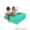 Vreća za sjedenje, Kids Double Seat Pouf - Turquoise