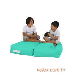 Vreća za sjedenje, Kids Double Seat Pouf - Turquoise