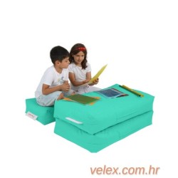 Vreća za sjedenje, Kids Double Seat Pouf - Turquoise