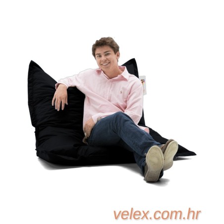 Vreća za sjedenje, Cushion Pouf 100x100 - Black