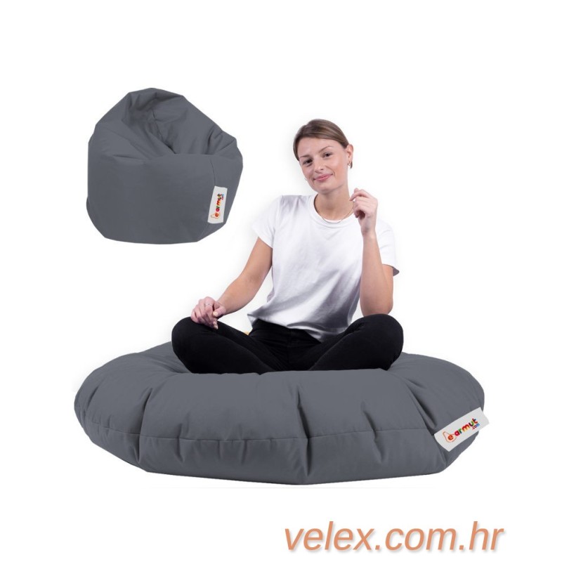 Vreća za sjedenje, Iyzi 100 Cushion Pouf - Fume