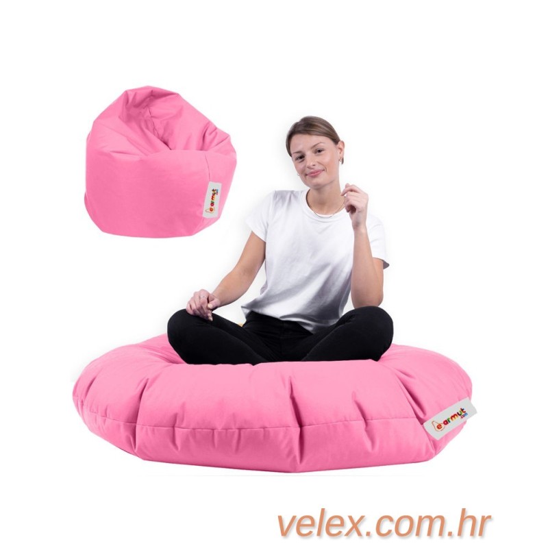 Vreća za sjedenje, Iyzi 100 Cushion Pouf - Pink