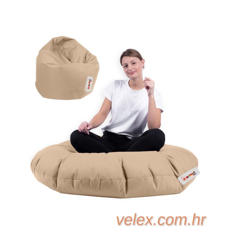 Vreća za sjedenje, Iyzi 100 Cushion Pouf - Mink