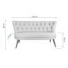 Dvosjed, Richland Loveseat - Cream