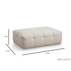 Tabure, Cady Ottoman - Beige