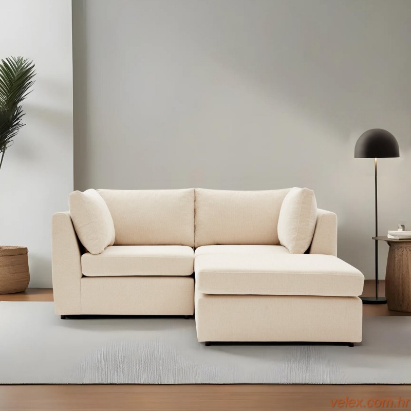 Kutna garnitura, Mottona Corner Sofa - Cream