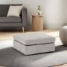 Tabure, Mottona Pouffe - Light Grey