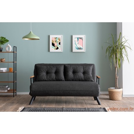 Dvosjed, Sando 2-Seater - Dark Grey