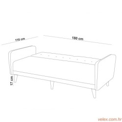 Dvosjed BELLA bež, Bella Sofa For 2 Pr - Cream