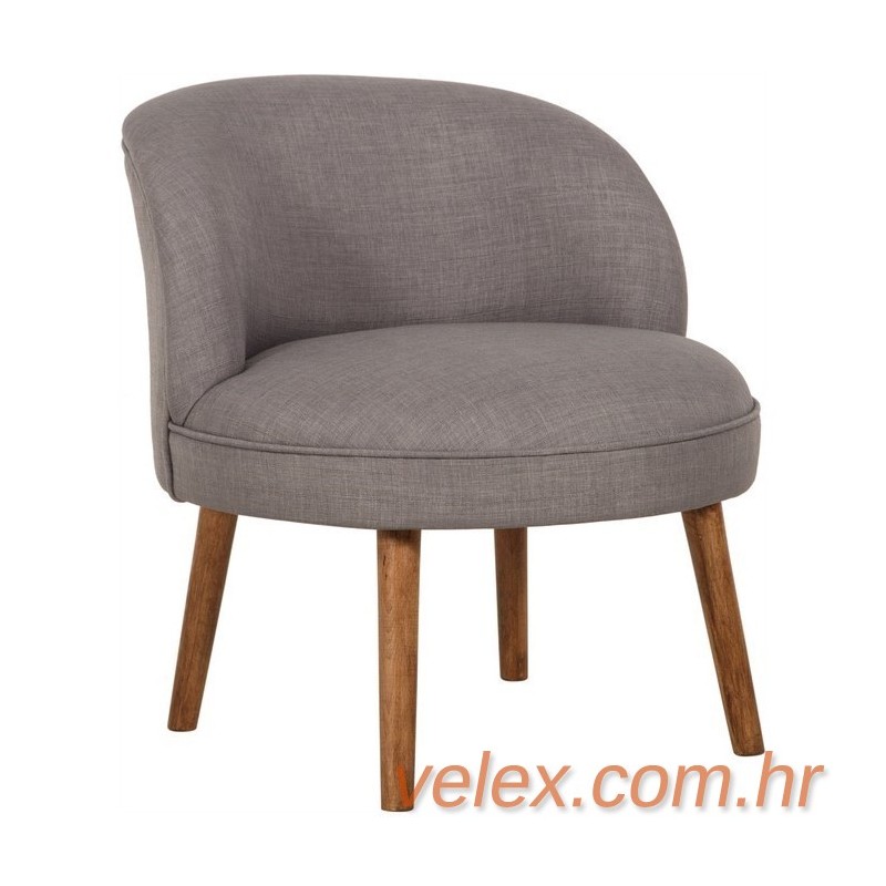 Tabure, Smeđa, Bubble Pouffe - Brown Bouclette