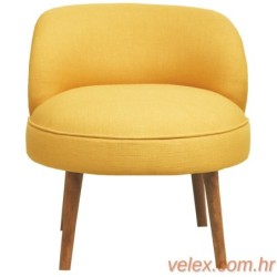 Tabure, Krem, Bubble Pouffe - Cream Bouclette