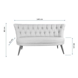 Dvosjed, Richland Loveseat - Grey