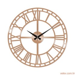 Ukrasni metalni zidni sat, Metal Wall Clock 2 - Copper