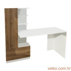 Radni stol DOMINGOS, Domingos - White, Walnut