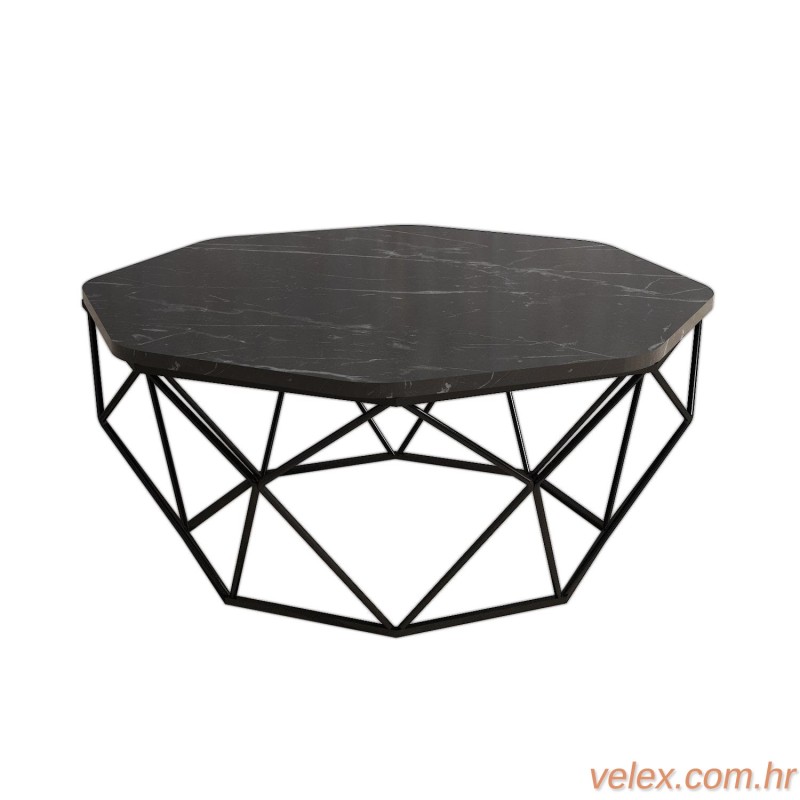 Stolić DIAMOND BLACK, Diamond - Black Marble