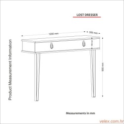 Komoda LOST, Lost - Walnut