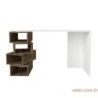 Radni stol JENGA, Jenga - White, Walnut