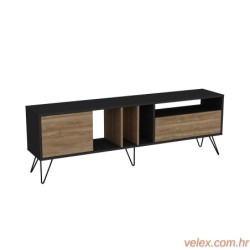 Polica za TV MISTICO 180, Mistico (180) - Walnut, Black