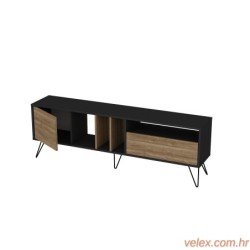 Polica za TV MISTICO 180, Mistico (180) - Walnut, Black