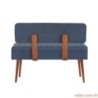 Klupa, Vina 1048 - 1 - Walnut, Dark Blue