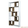 Polica za knjige, Box - White, Walnut