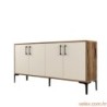 Komoda, Kiev 160 - Walnut, Cream