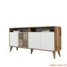 Konzola, Milan 160 - Walnut, White