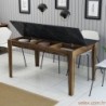 Blagovaonski stol, Milan 518 - Walnut, Black