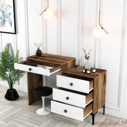 Stol, Lizbon 551 - Walnut, White