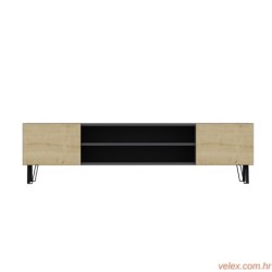 Polica za TV BLOOM, Bloom - Anthracite, Oak