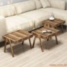 Set stolića ROMA WALNUT, Roma - Walnut