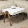 Set stolića ROMA WHITE, Roma - Walnut, White