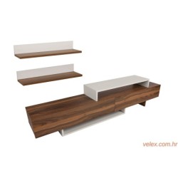 TV jedinica, Bijela boja tikovina, Nirvana - Teak, White