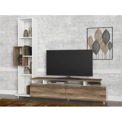 TV jedinica, Bijela boja Orah, Tulip - White, Walnut