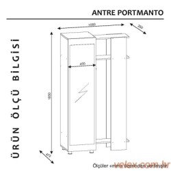 Ormarić, Bijela boja Orah, Antre - White, Walnut