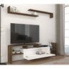 TV jedinica, Bijela boja Orah, Dream - White, Walnut