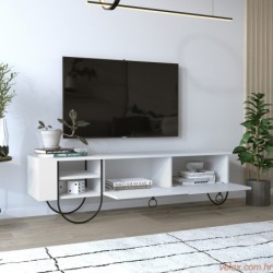 Stalak za televizor, Bijela boja, Norfolk Tv Stand - White