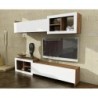 TV jedinica, Bijela boja Orah, Prag - White, Walnut