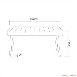 Set stolova i stolica (4 komada), Atlantski bor zelena, Costa 1070 - 3 A