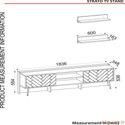 TV jedinica, Antracit Orah, Strato - Anthracite