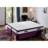 Madrac, Bijela boja Ljubičasta, Purple 180x200 cm Double Size Padded Soft Mattress