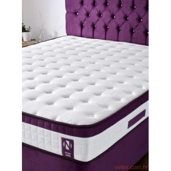 Madrac, Bijela boja Ljubičasta, Purple 180x200 cm Double Size Padded Soft Mattress