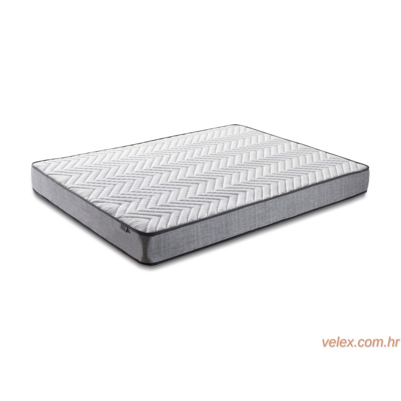 Madrac, Bijela boja Sivo, Silver 180x200 cm Double Size Firm Mattress