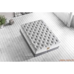 Madrac, Bijela boja, Dream 150x200 cm Double Size Luxury Middle Firm Double Padded Mattress