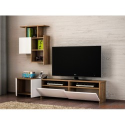 TV jedinica, Orah Bijela boja, Mariposa - Walnut, White